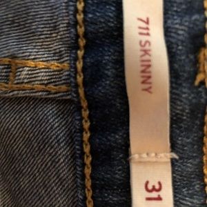 Womens distressed skinny jeans